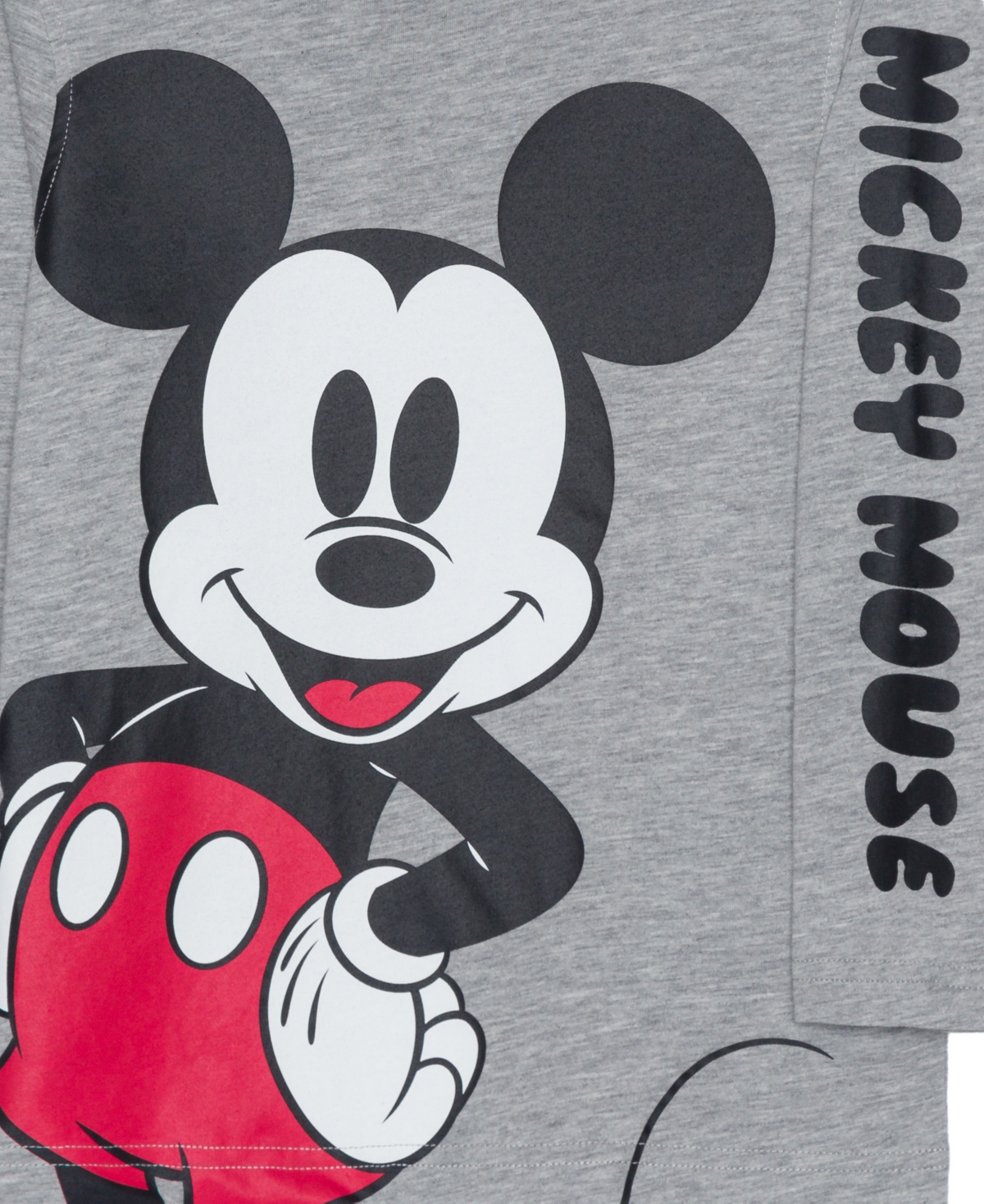 Mickey Mouse Toddler and Little Boys Long Sleeve Graphic T-shirt
