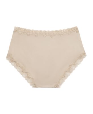 Women's Soft Silk Lace-Trim Briefs Underwear