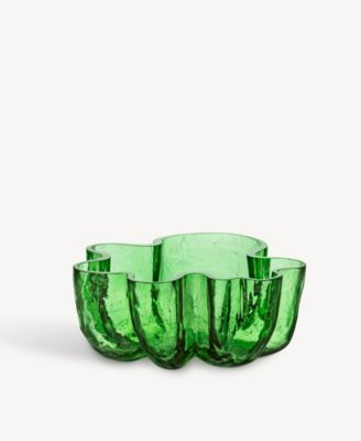 4'' Crackle Crystal Glass Decor Bowl