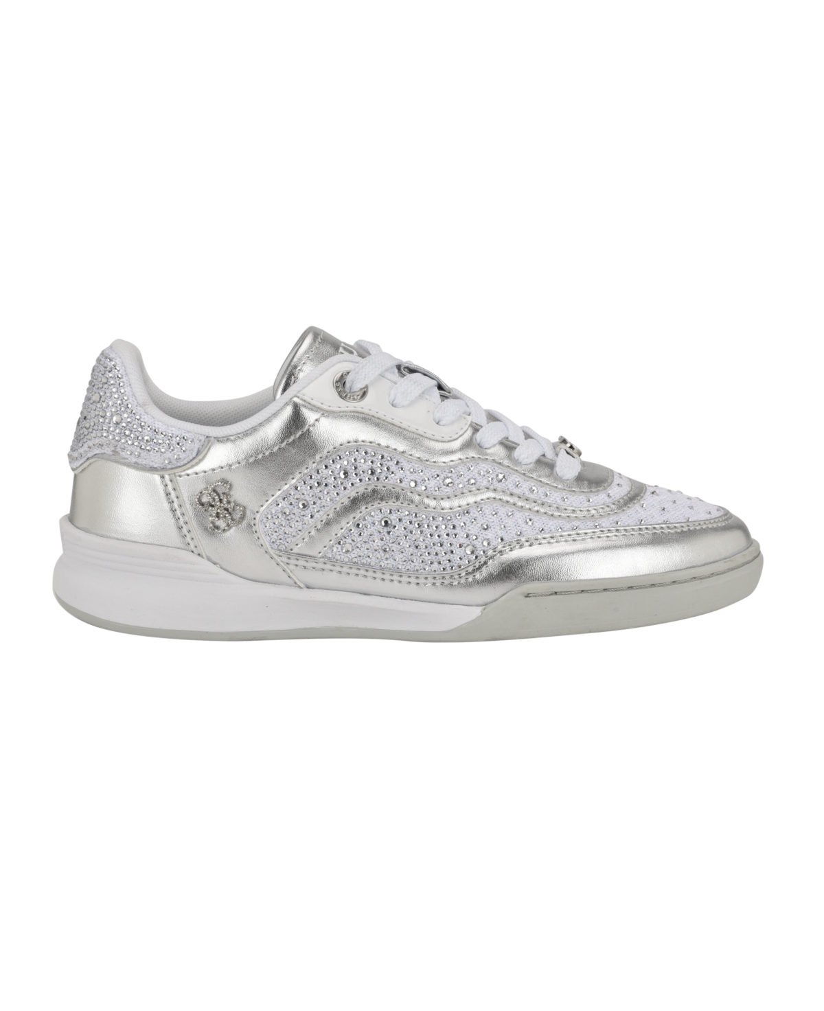 Guess Women's Pritie Quattro Rhinestone Lace-Up Sneakers