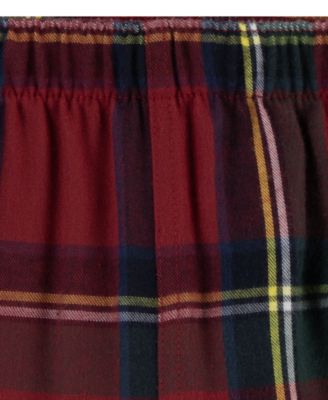 Boys and Girls Toddler 2-Piece Woven Long-Sleeve Shirt and Pant Pajamas Set