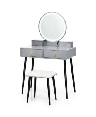 Vanity Table Set with Mirror