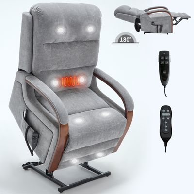 Power Lift Recliner Chair - Dual Motor with Heat Massage