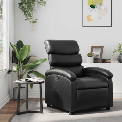 one piece  Faux Leather Recliner Chair