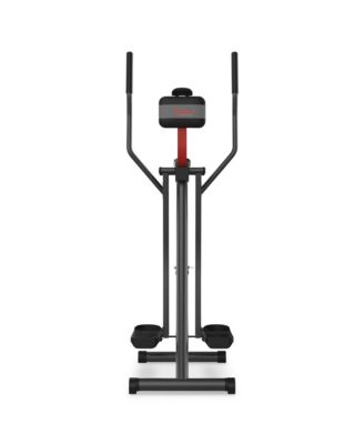 Smart Air Walk Cross Trainer Elliptical Machine Glider w/Performance LCD Monitor, Low-Impact, 30 Inch Stride and Exclusive SunnyFit App Bluetooth Connectivity - SF-E902S