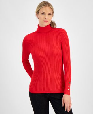 JM Collection Women s Ribbed Turtleneck Sweater Created for Macy s Macy s