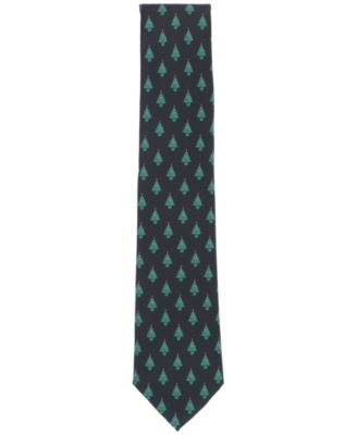 Men's Festive Tree Graphic Tie, Created for Macy's