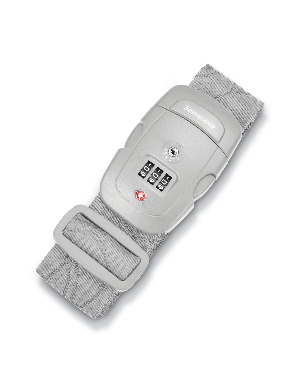 Samsonite 3-dial Luggage Strap In Light Grey
