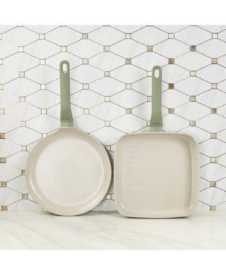 Leo Balance 11pc Nonstick Aluminum Cookware Set, Glass Lids