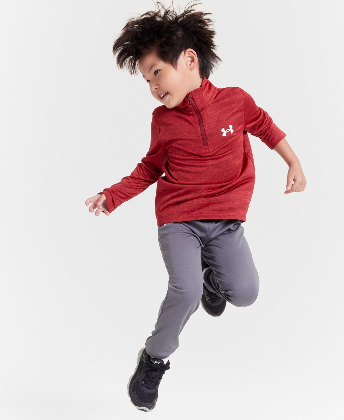 Under Armour Toddler & Little Boys 2-Pc. Tech Wordmark Sweatshirt & Joggers Set