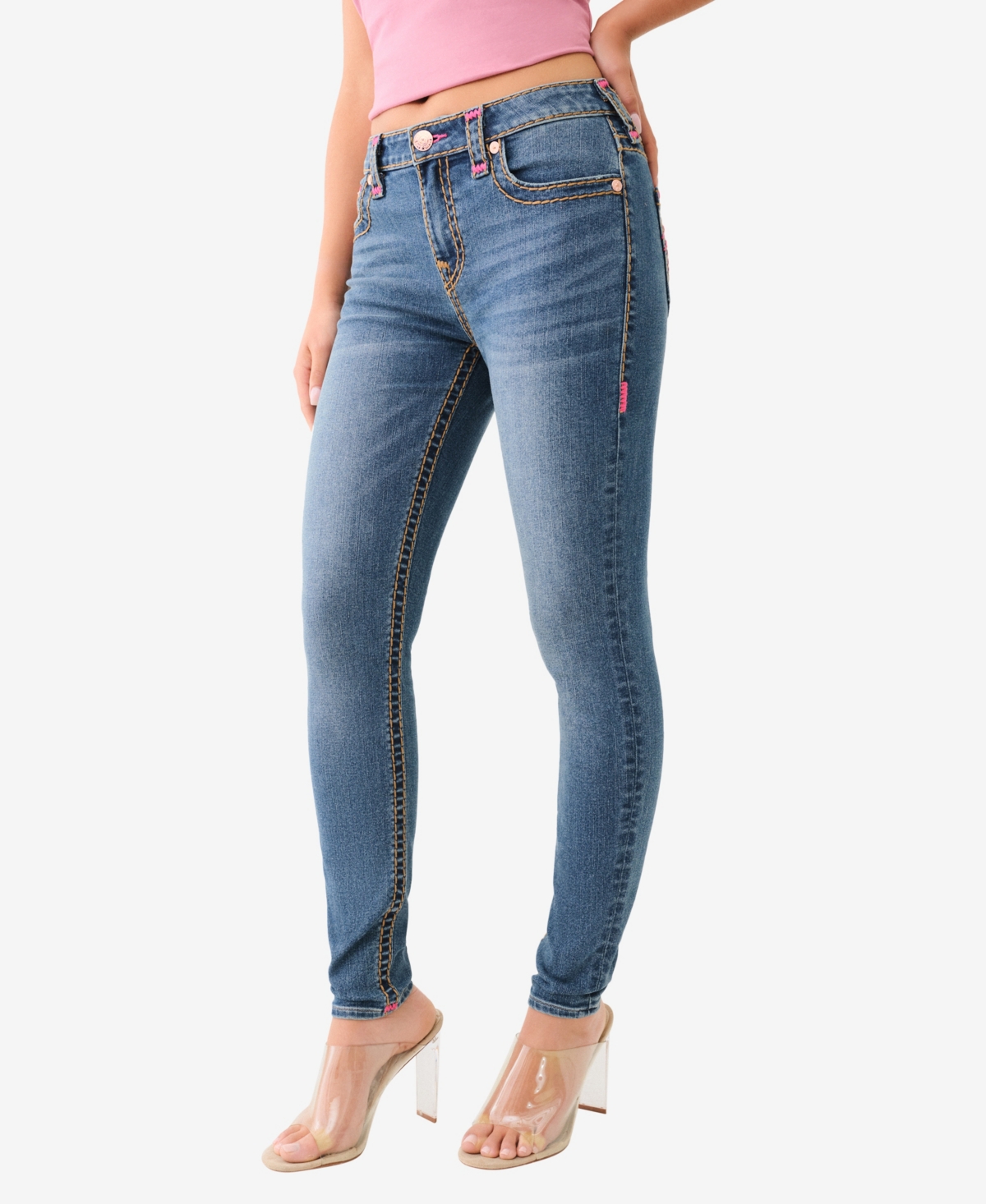 True Religion Women's Halle Super Skinny Super T Jean