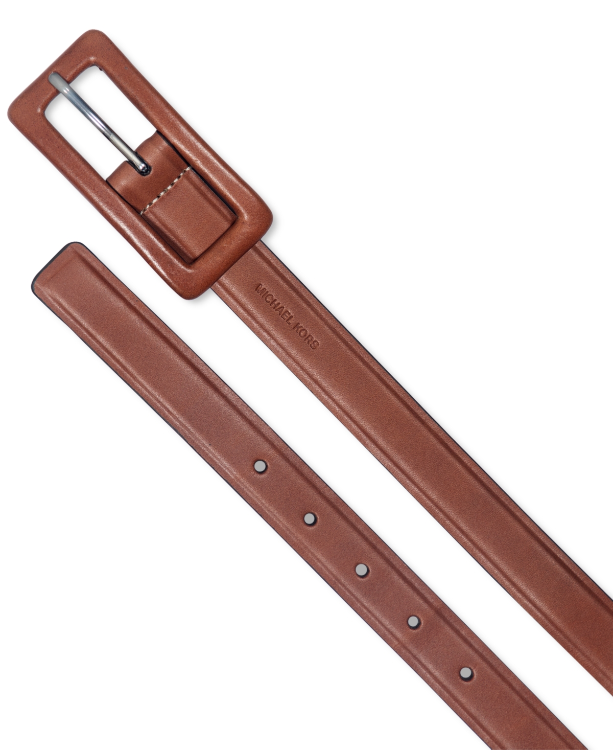 Michael Michael Kors Leather Covered Buckle Belt