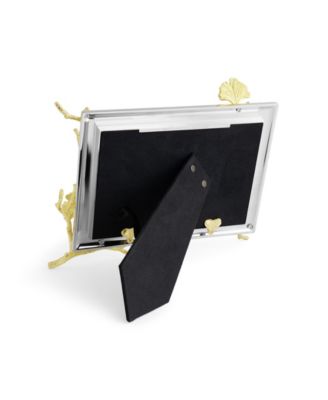 Butterfly Ginkgo Gold Reflective Frame, 5" x 7"