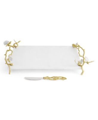 Butterfly Ginkgo Gold Cheeseboard Spreader