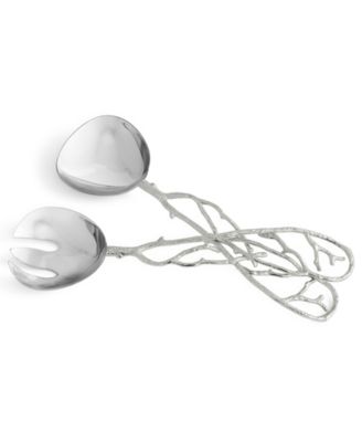 Pomegranate Silver and Gold Serving Set