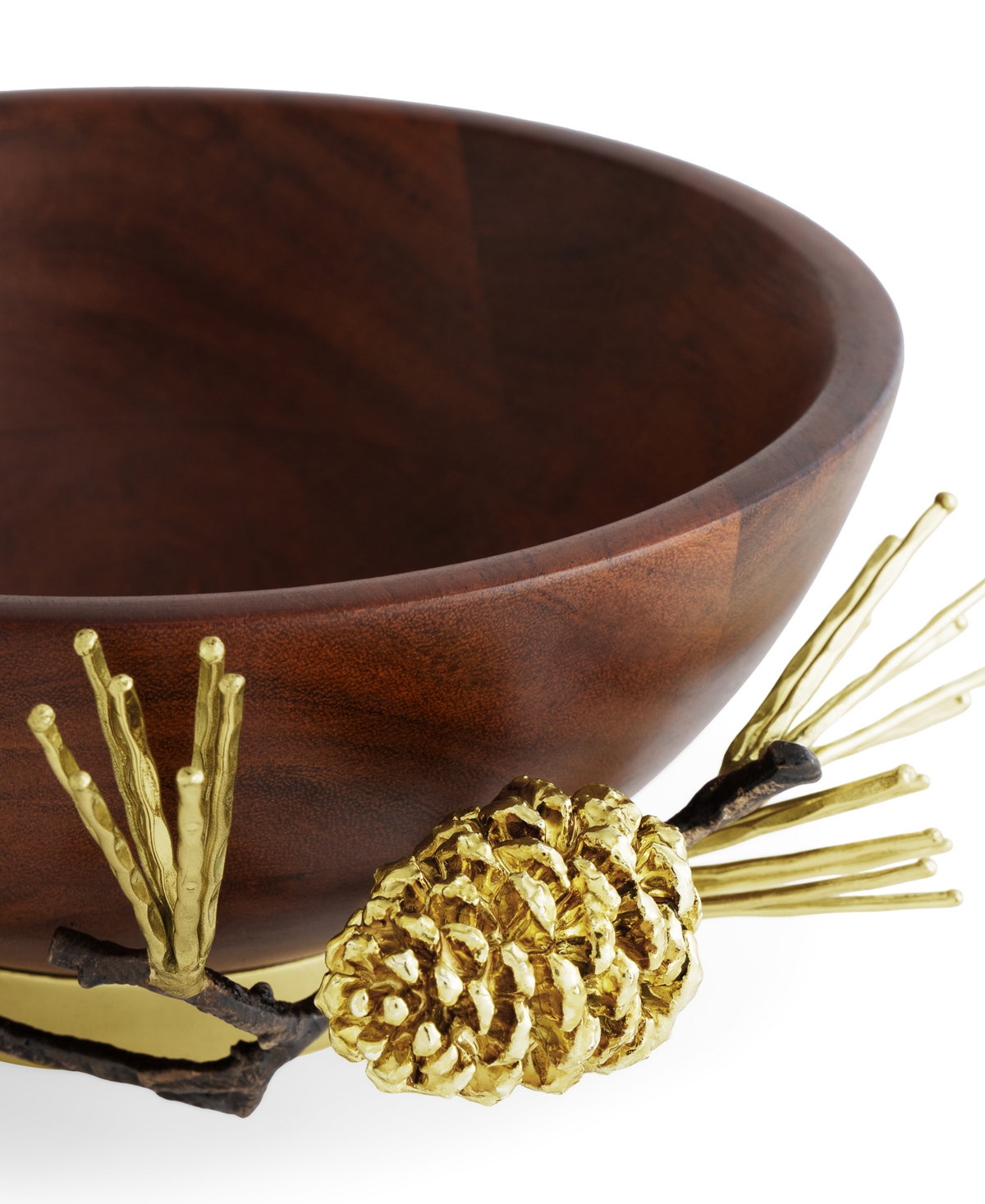 Shop Michael Aram Pinecone Wood Small Bowl In No Color