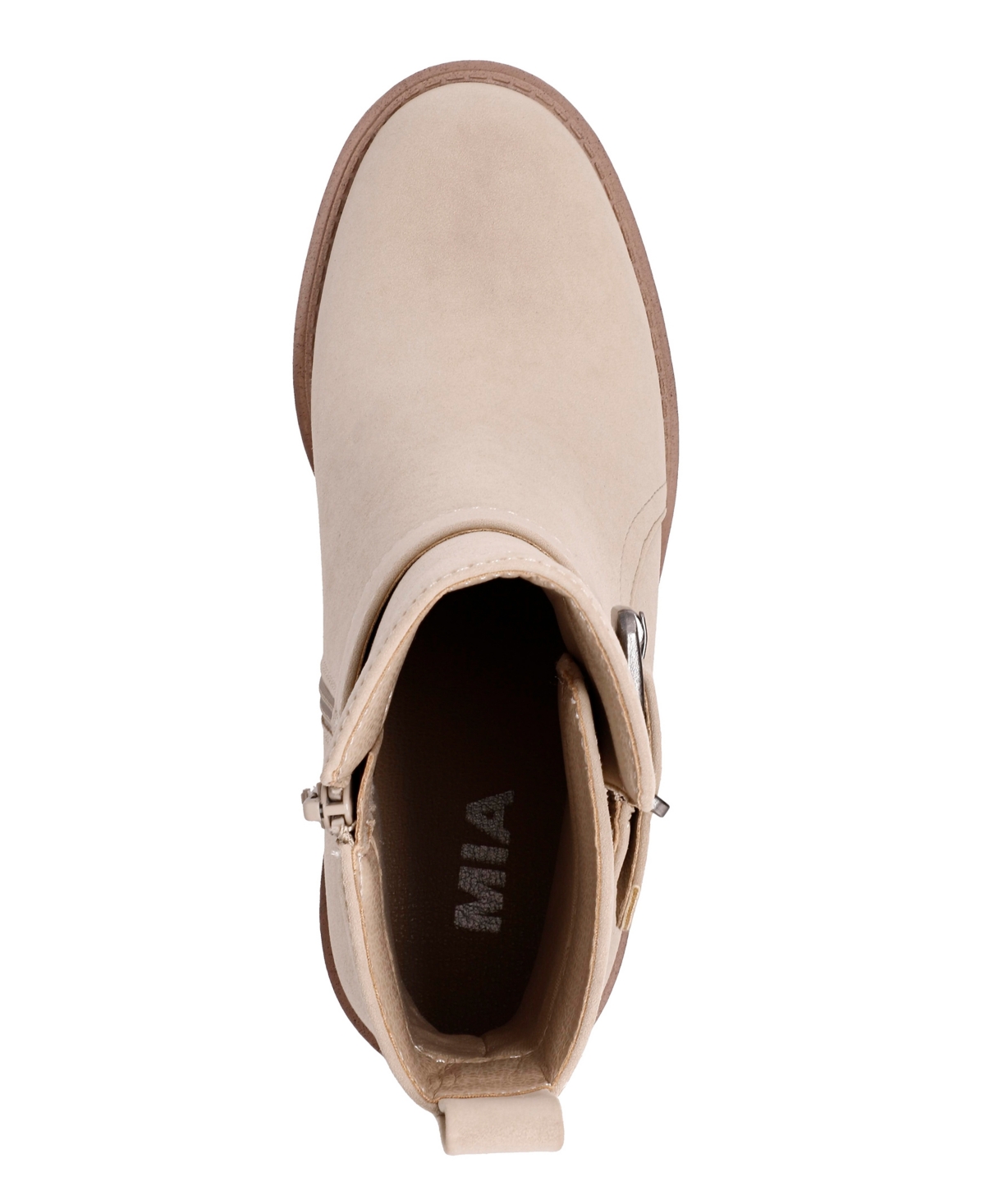 Mia Cleste Wedge Bootie In Sand