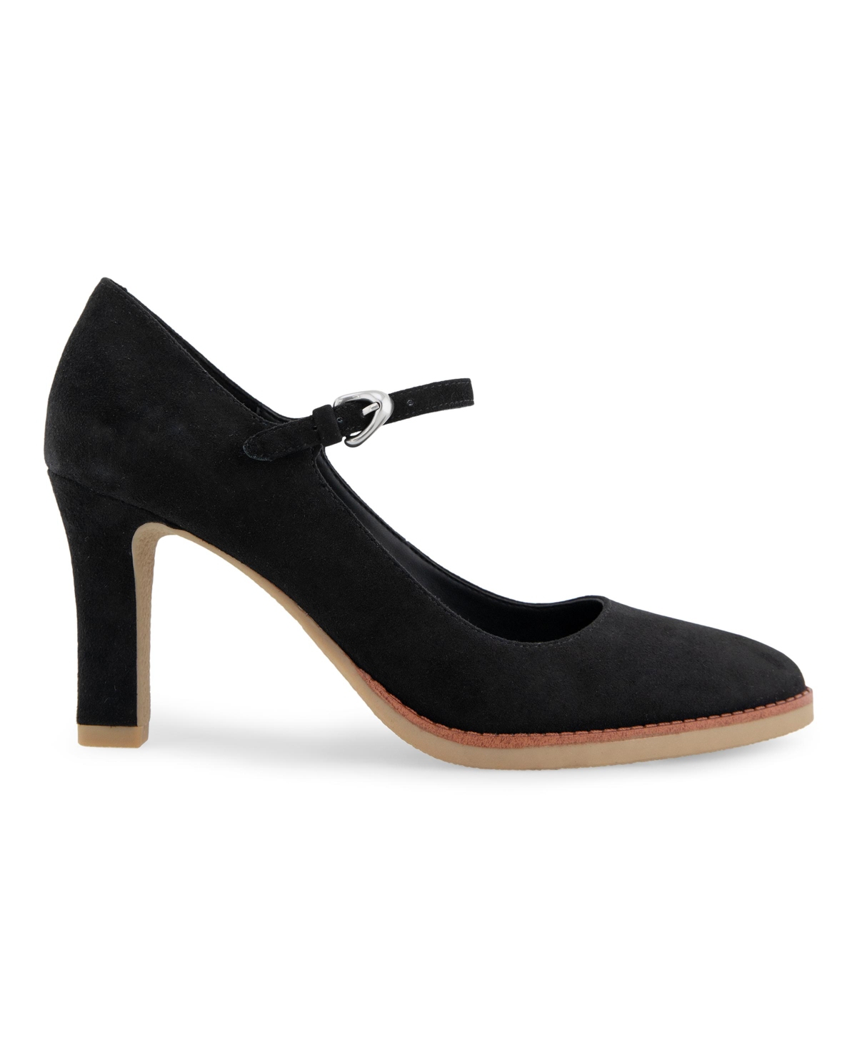 AEROSOLES WOMEN'S LOIS ORNAMENTED STRAP PUMPS 