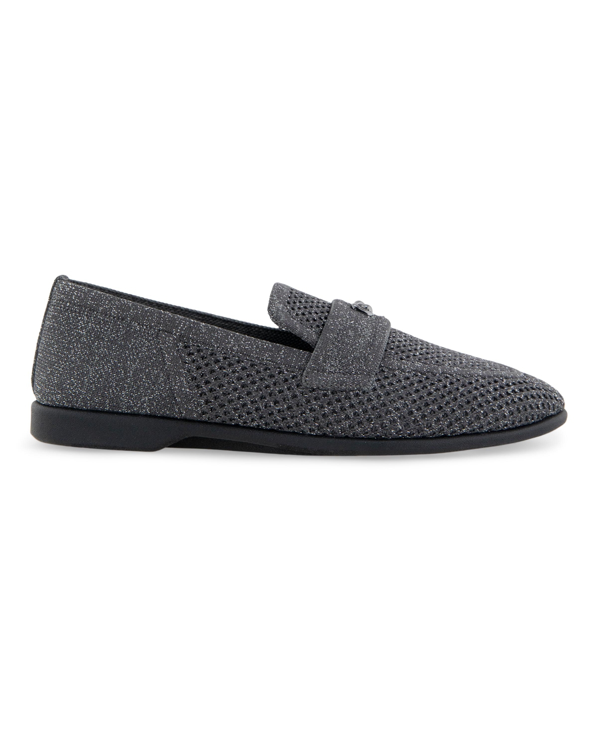 AEROSOLES WOMEN'S NANTI KNIT SMOKING SLIPPER FLATS 