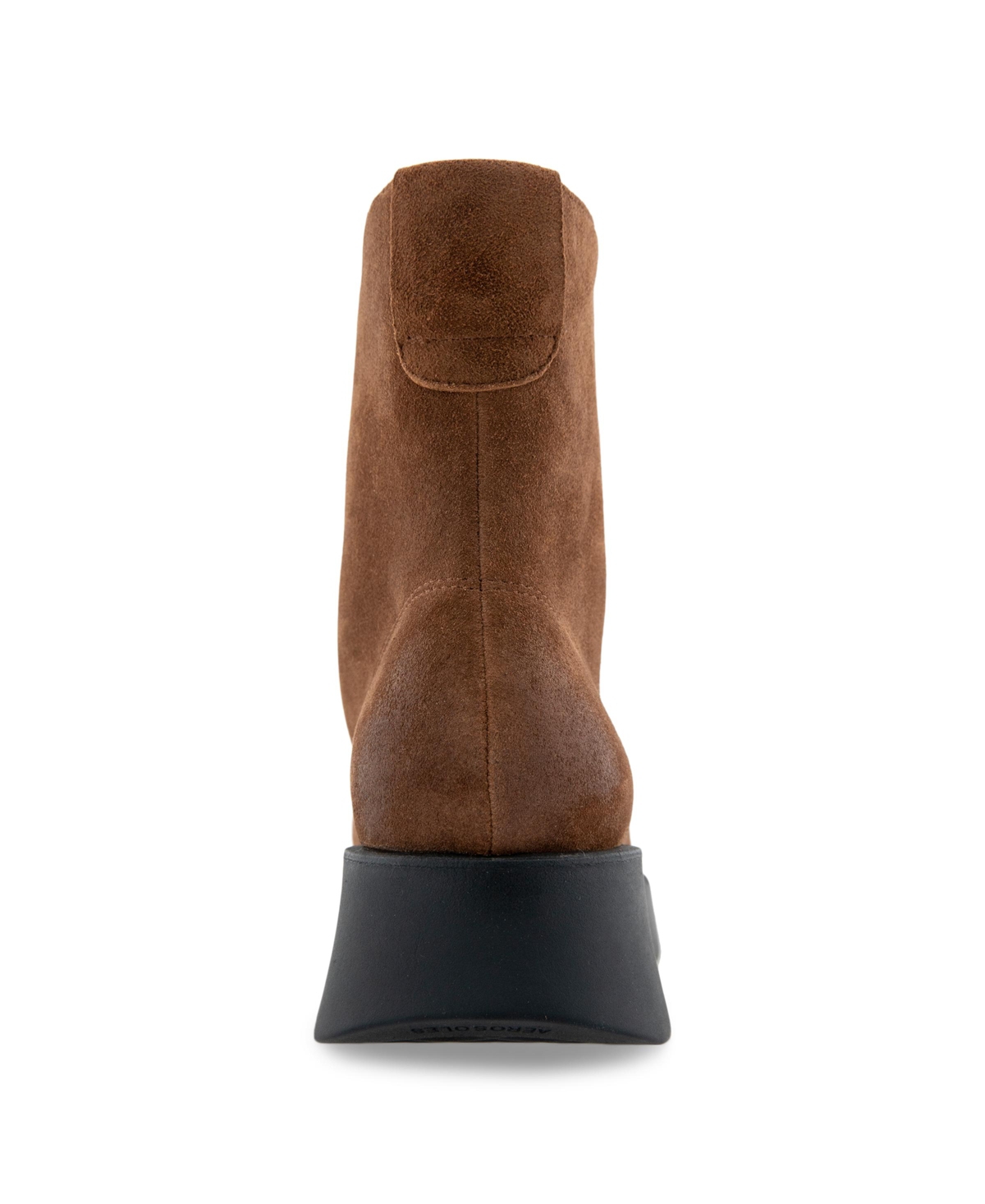 Shop Aerosoles Women's Francis Front Zip Booties In Brown Tobacco Suede