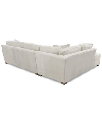 Marlyann 2-Pc. Fabric Roll Arm Sectional Sofa, Exclusively at Macy's