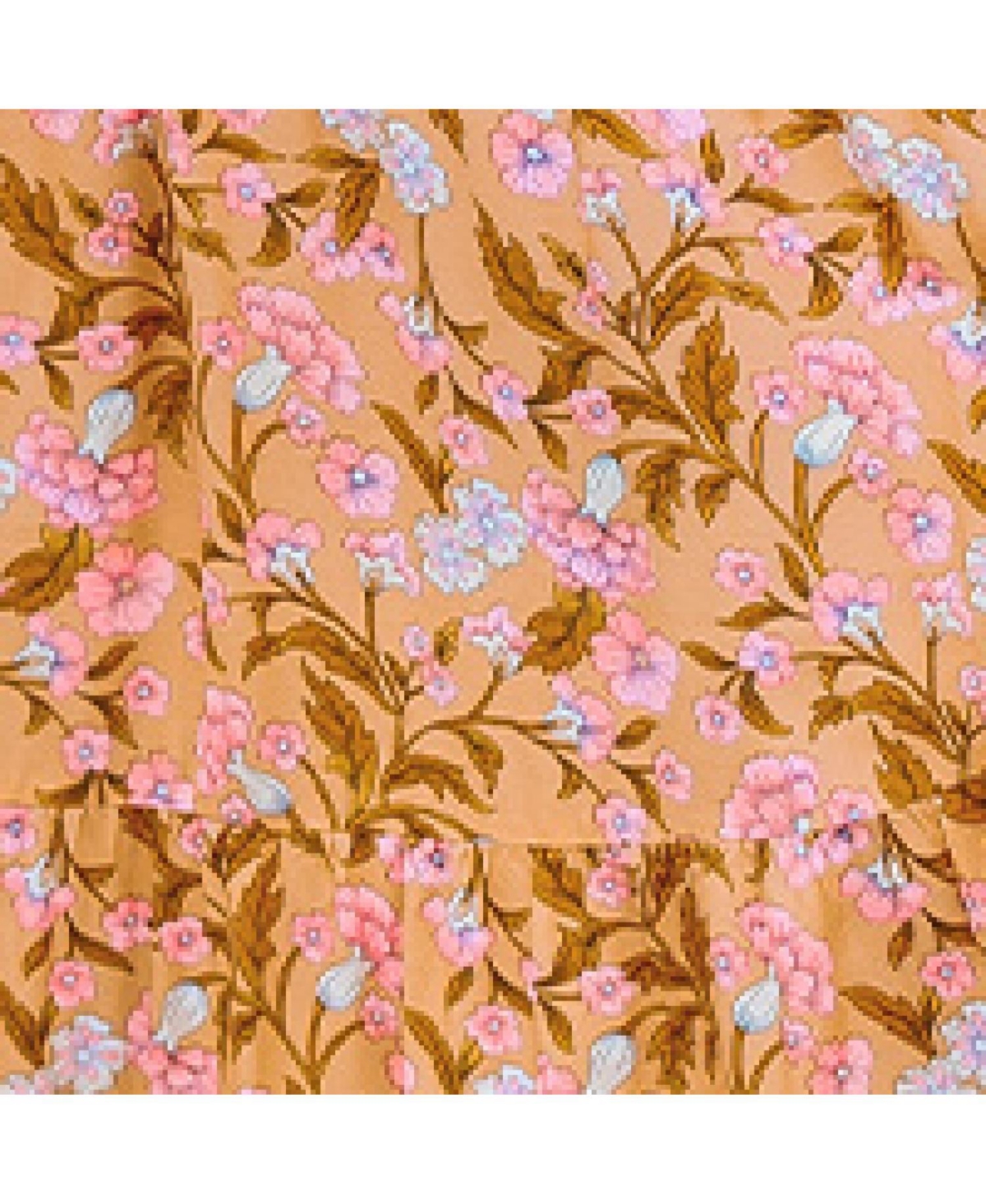 Cupshe Women'sFloral Sweetheart Twist & Keyhole Maxi Beach Dress - Orange