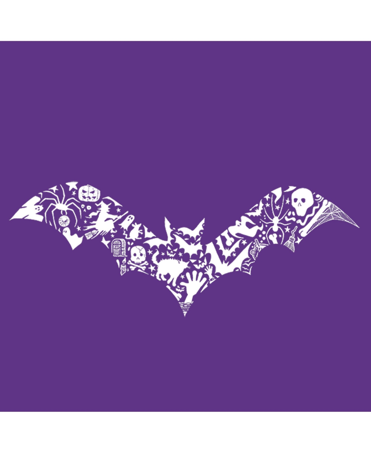 La Pop Art Girls Bat Pics Word Art T-Shirt