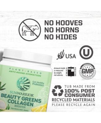 Collagen Powder with Biotin Probiotics & Hyaluronic Acid | Beauty Greens | Pina Colada