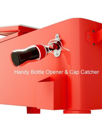 80 Quart Outdoor Patio Rolling Steel Construction Cooler