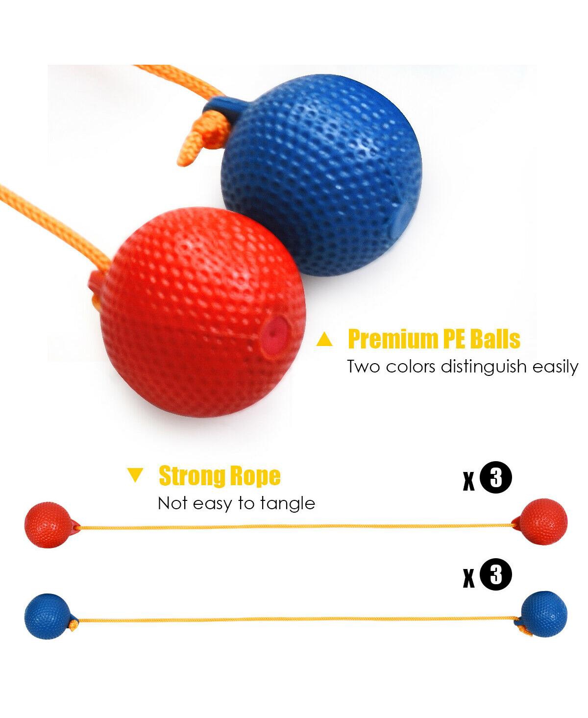 Ladder Ball Toss Game Bolas Score Tracker Carrying Bag