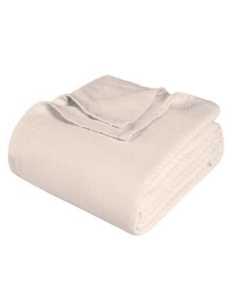 Chevron All-Season Cotton Blanket, Twin