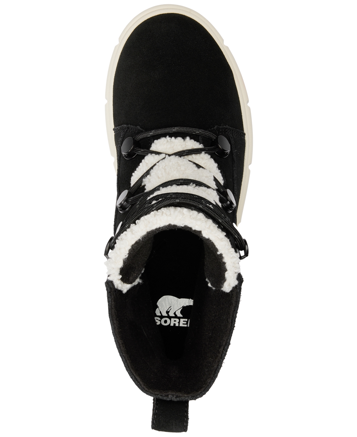Sorel Explorer Iii Joan Waterproof Boot In Black,chalk