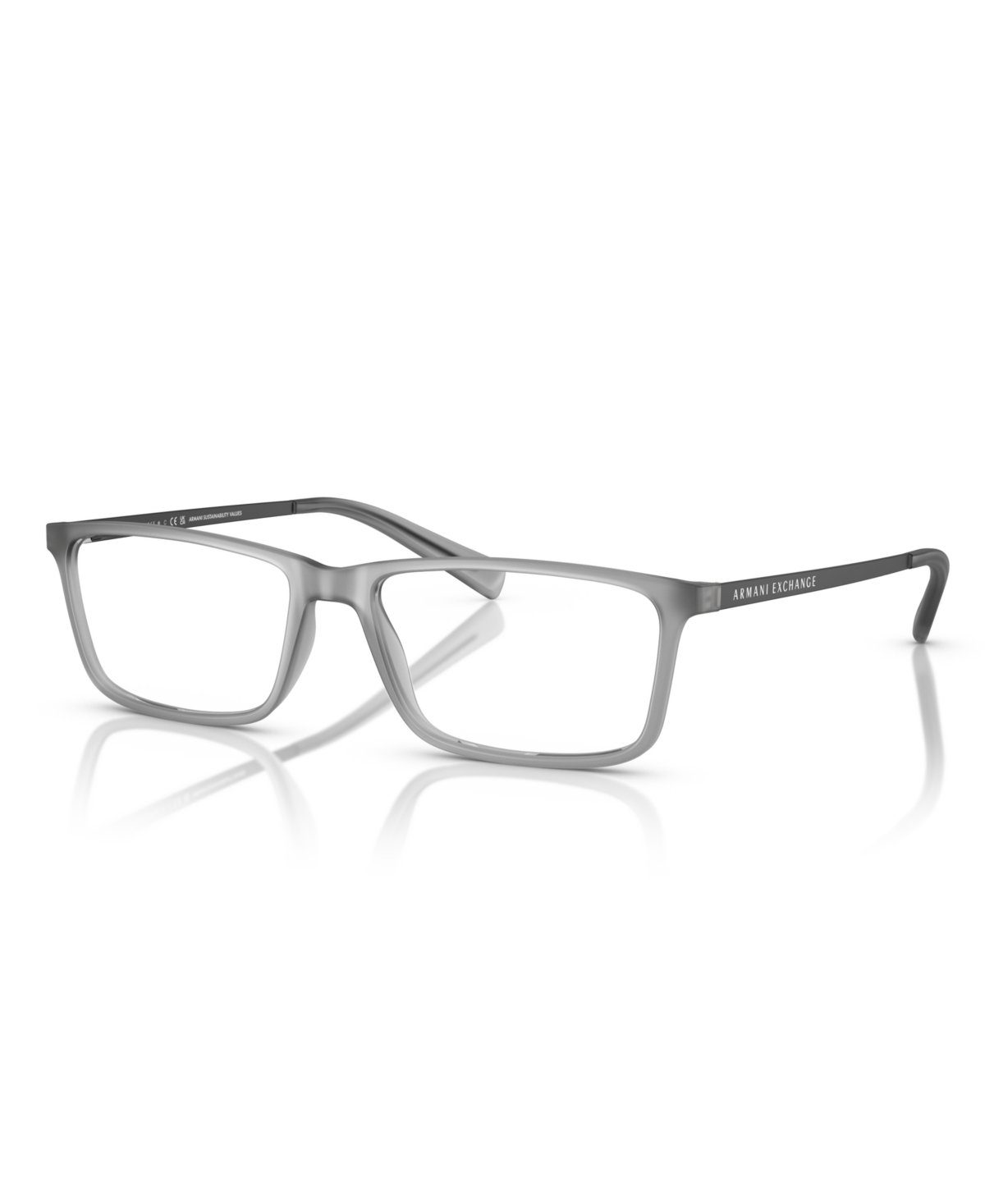 Armani Exchange Men's Eyeglasses, AX3027 - Frosted Dark Gray