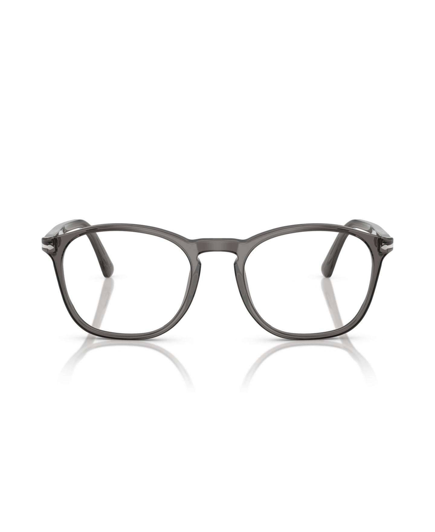 Мужские очки Persol Man Square Plastic PO3007VM Eyeglasses, цвет: Прозрачный серый — фото 2