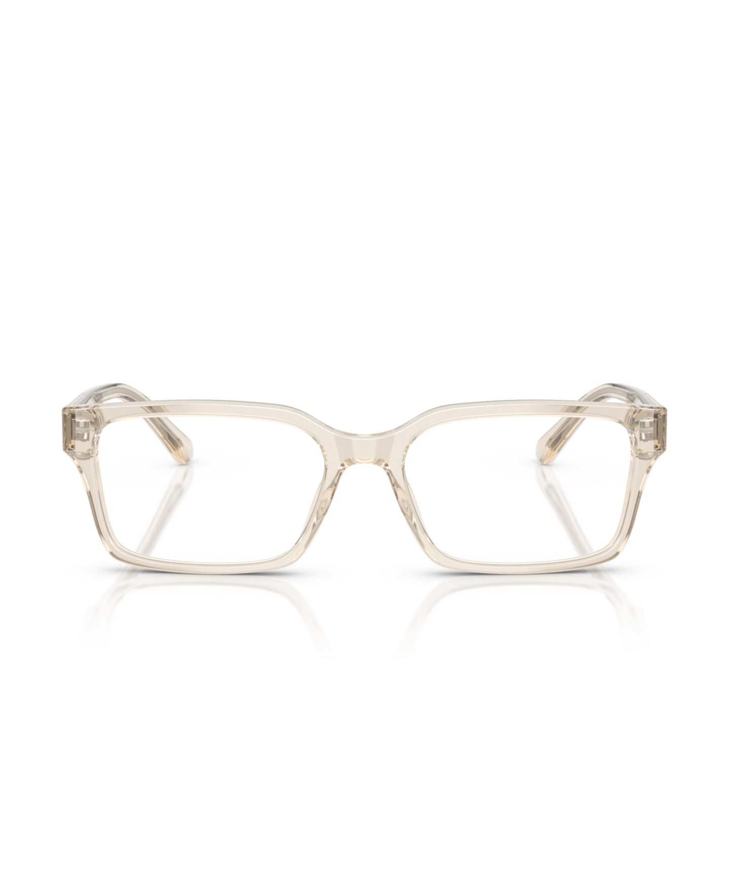 Мужские очки Emporio Armani Man Rectangle Plastic EA3244 Eyeglasses, цвет: Прозрачный — фото 2