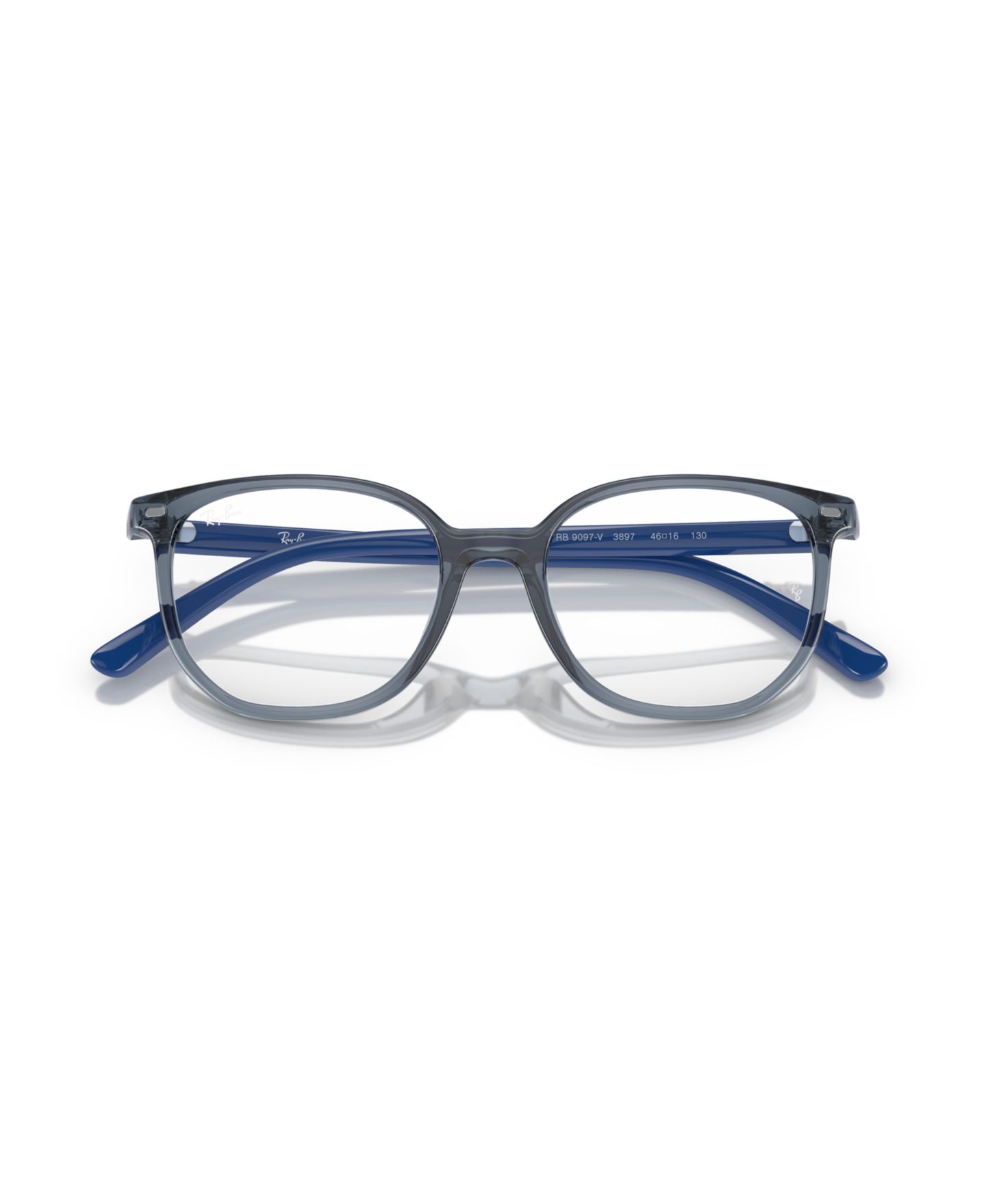 Детские очки Ray-Ban Irregular Plastic RB9097V Elliot Eyeglasses(Ages 04-06), цвет: Розовый — фото 10