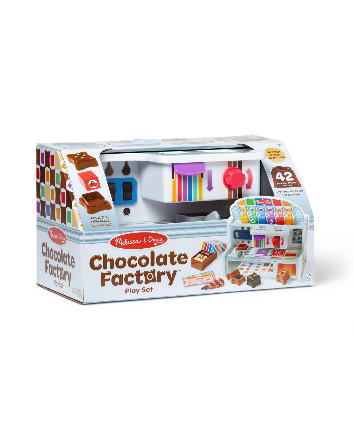 MELISSA & DOUG CHOCOLATE FACTORY PLAY SET 