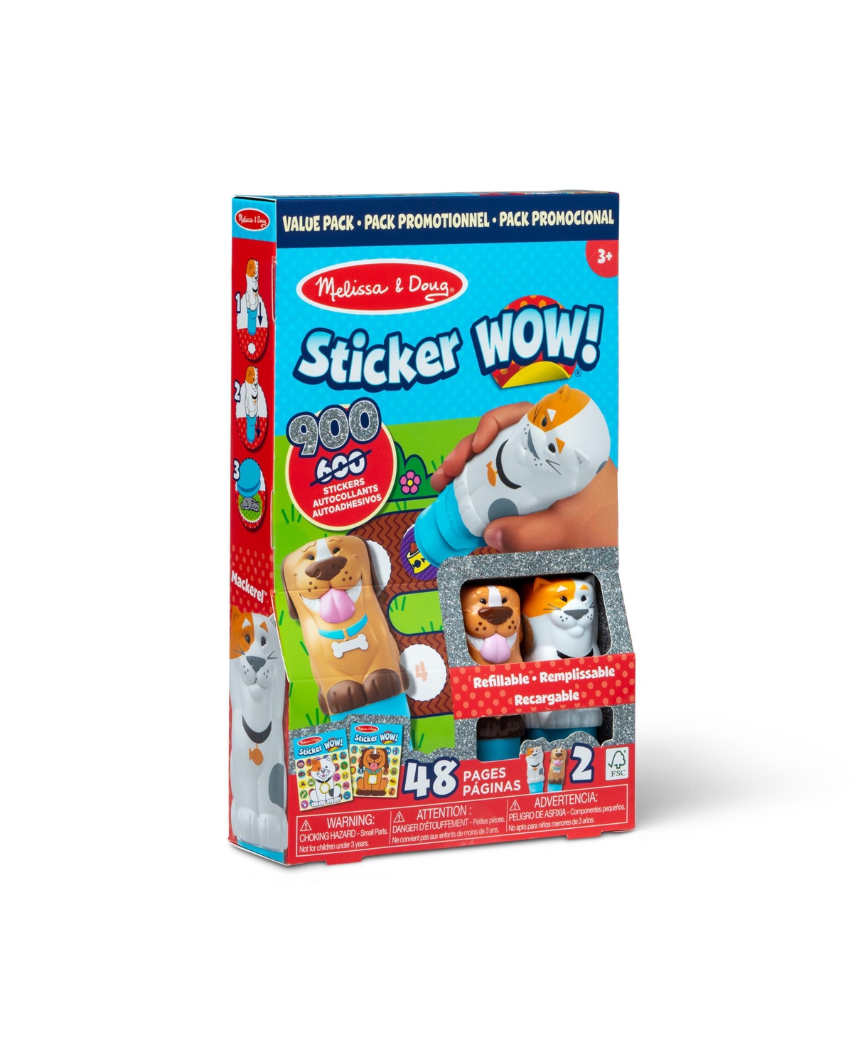 Melissa & Doug Sticker Wow Activity Pad Sticker Stamper In Multi-color