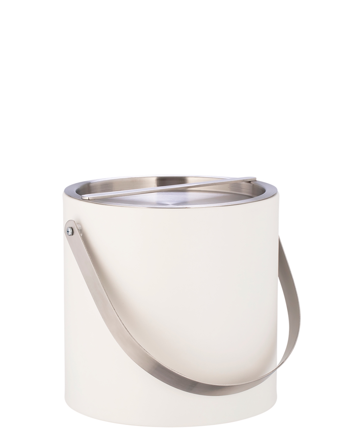 Kraftware Sydney Ice Bucket, 3 Quart In White