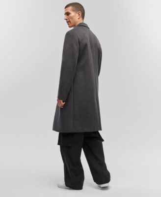 Men's Regular-Fit Single-Breasted Topcoat, Created for Macy's