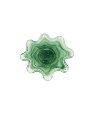 Onda Glass Petite Ruffled Bowl