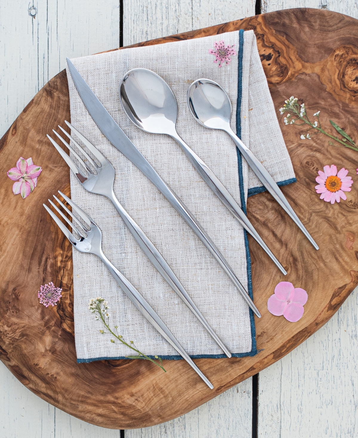 Vietri Natura Salad Fork In Silver