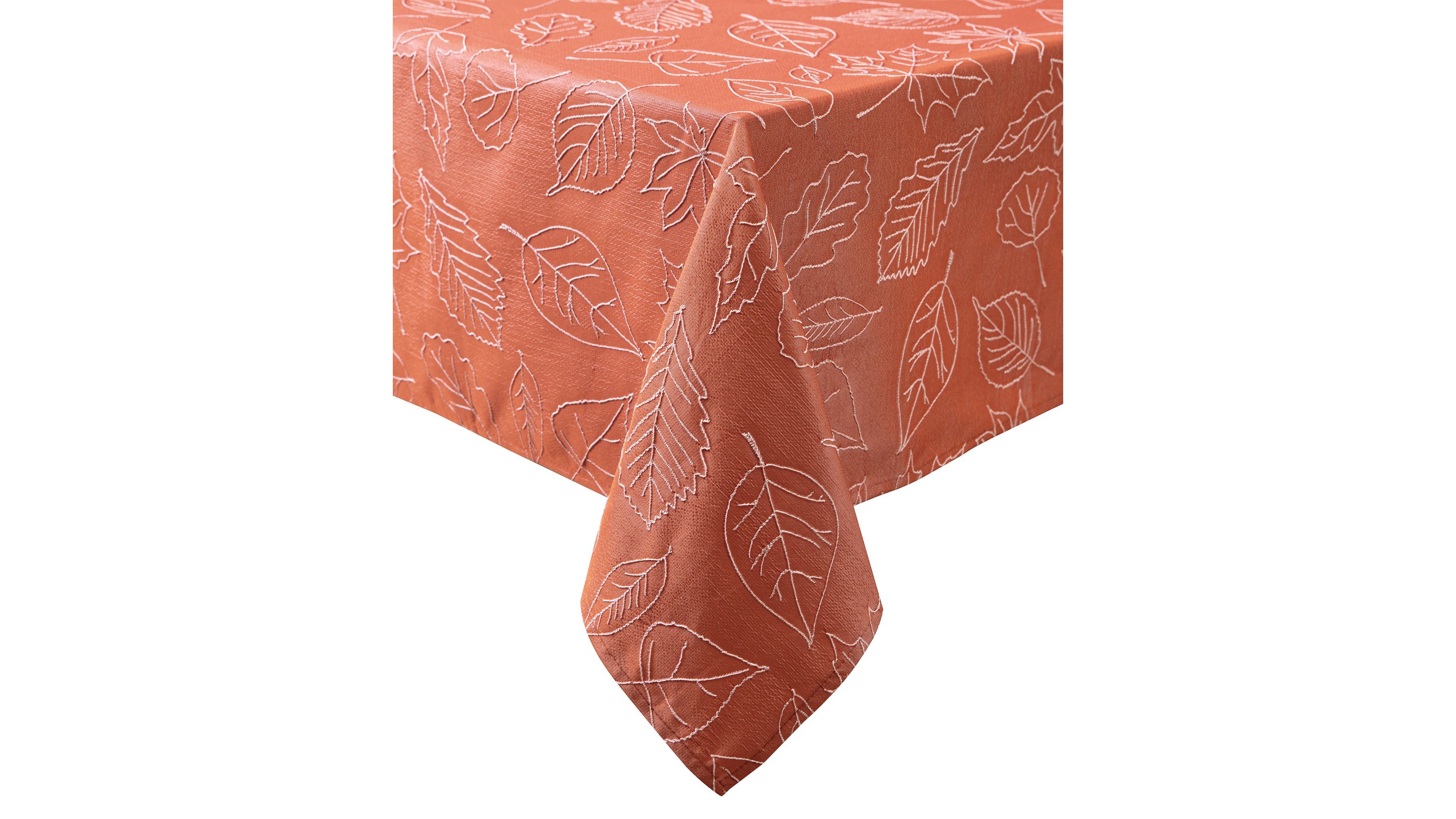 Laura Ashley Harvest Raised Woven Tablecloth, 60" x 120"