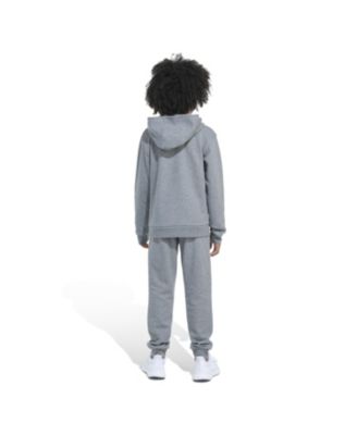 Big Boys Minimal Logo Fleece Pullover, 2-Piece Set