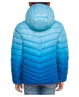 Girls Reversible Lightweight Puffer Jacket