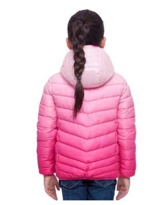 Girls Reversible Lightweight Puffer Jacket
