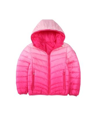 Girls Reversible Lightweight Puffer Jacket
