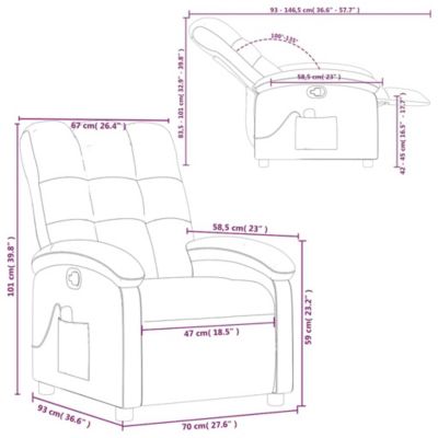 Modern Massage Recliner Chair with Adjustable Backrest, USB-Powered Vibration, and Breathable Fabric Upholstery