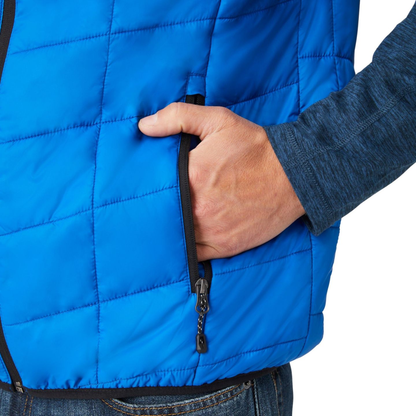 Мужской жилет Free Country FreeCycle Stimson Puffer, цвет: Синий — фото 4