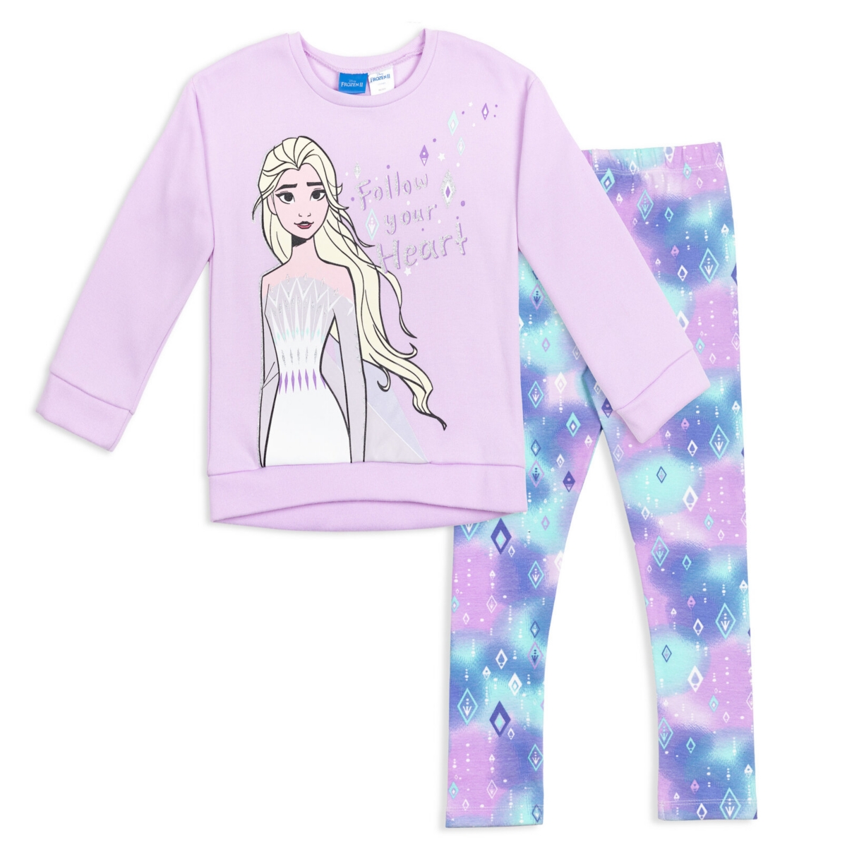 Disney Frozen Sweatshirt and Leggings Outfit Set - Purple